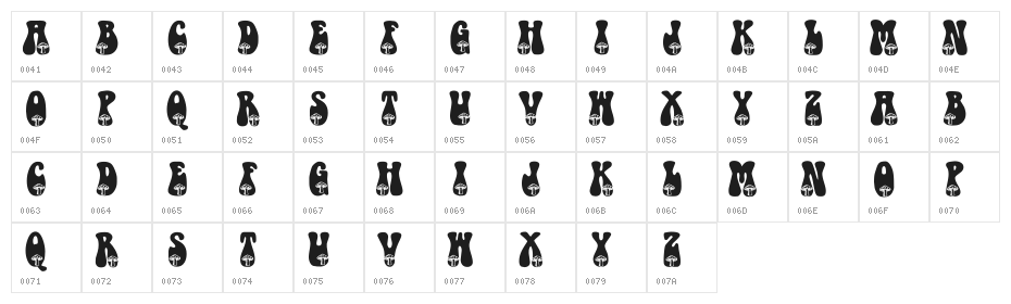 KR Shroom Character Map