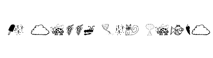 KR Silly Art Dings  フリーフォントのダウンロード
