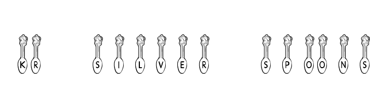 KR Silver Spoons  नि: शुल्क फ़ॉन्ट्स डाउनलोड