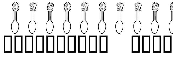 KR Silver Spoons Font OTHER CHARS