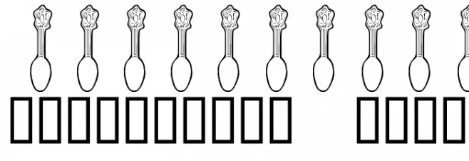 KR Silver Spoons Font OTHER CHARS