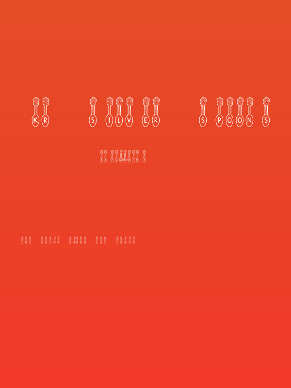 KR Silver Spoons Poster