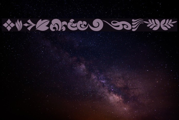 KR Simple Fleur Font examples
