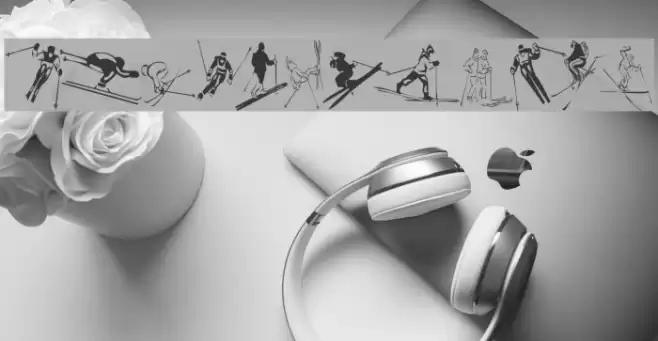 KR Ski Font examples