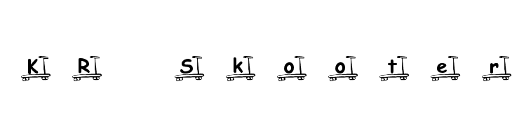 KR Skooter Font