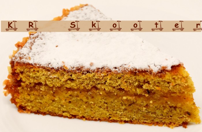 KR Skooter Font examples