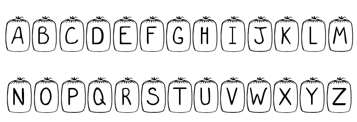 KR Sleep Over Font LOWERCASE
