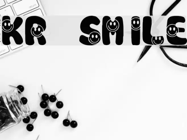 KR Smile Caratteri examples