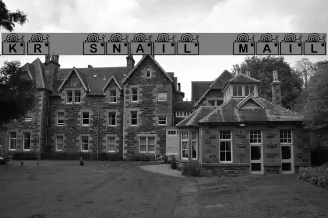 KR Snail Mail Font examples