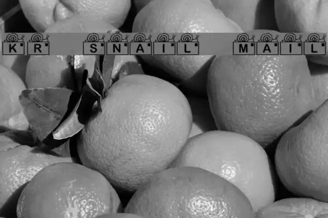 KR Snail Mail Font examples