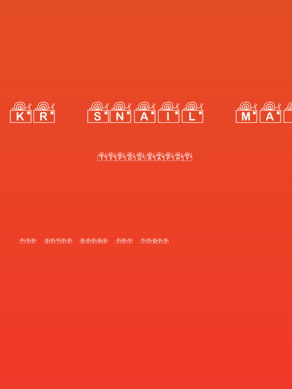 KR Snail Mail Poster