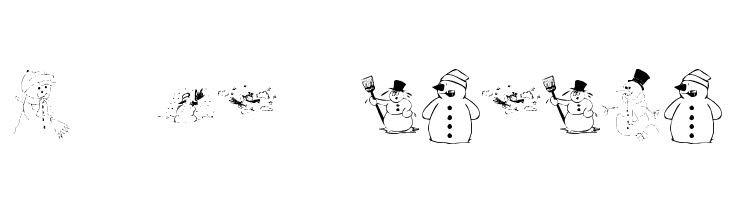 KR Snow People  les polices de caractères gratuit tlcharger