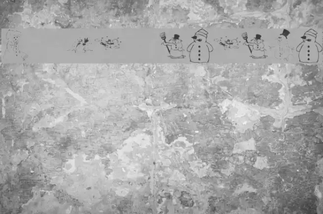 KR Snow People Font examples