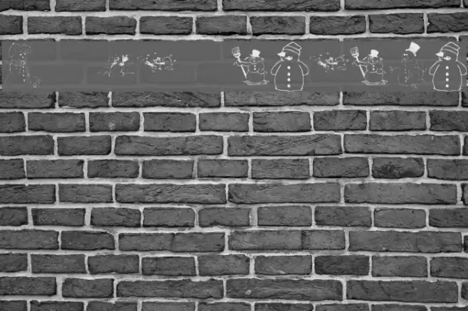 KR Snow People Font examples