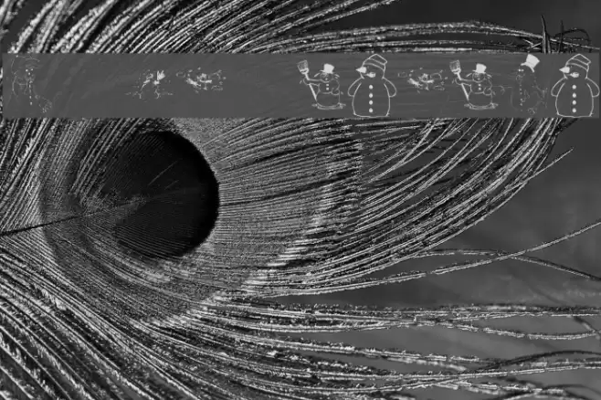 KR Snow People Font examples