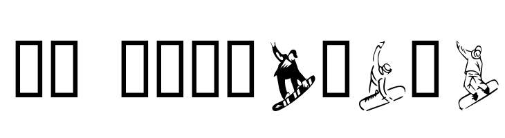 KR Snowboard  Frei Schriftart Herunterladen