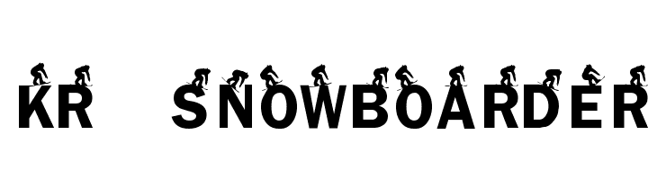 KR Snowboarder  免费字体下载