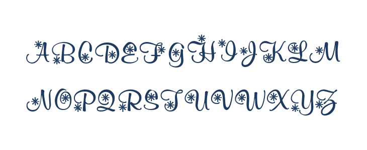 KR Snowflake 2 Lowercase