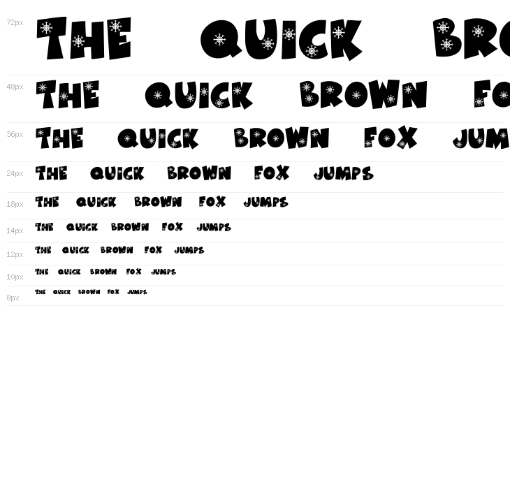 KR Snowflake Waterfall