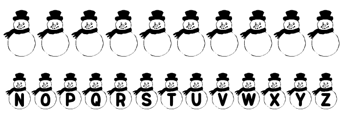 KR Snowman Font OTHER CHARS