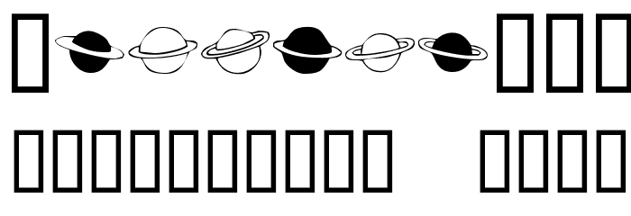 KR Space Dings Font OTHER CHARS
