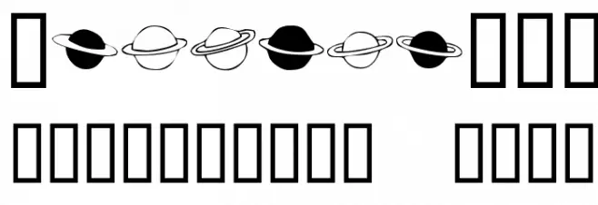 KR Space Dings Caratteri ALTRI CARATTERI