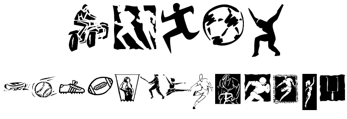 KR Sports Dings Font OTHER CHARS