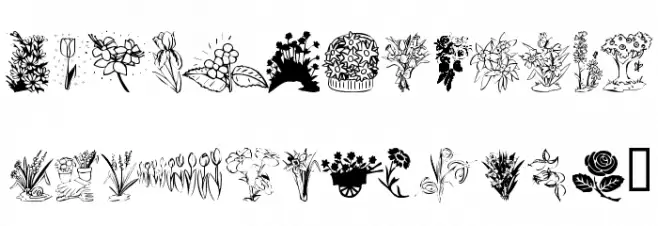 KR Spring Me Too フォント 大文字