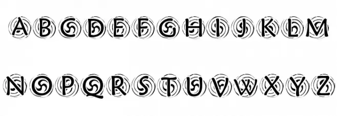 KR Spyro Font LOWERCASE