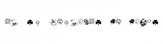KR St Patricks Day Dings  لخطوط تنزيل