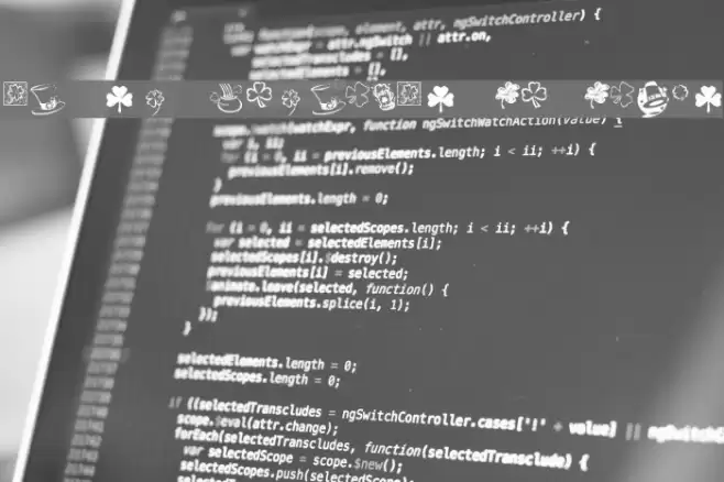 KR St Patricks Day Dings Font examples