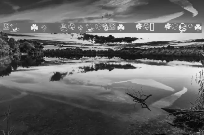 KR St Patricks Day Dings Font examples