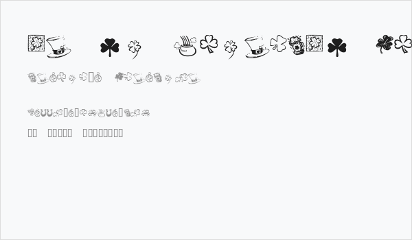 KR St Patricks Day Dings Business Card