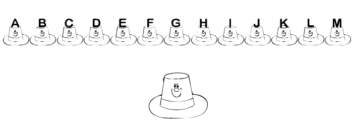 KR St. Patty's Hat Font OTHER CHARS