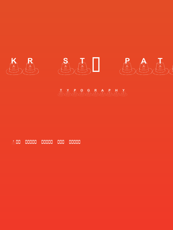 KR St. Patty's Hat Poster