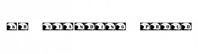 KR Standing Proud  Free Fonts Download