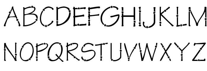KR Star Letters Font OTHER CHARS