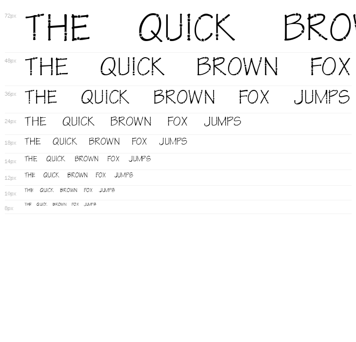 KR Star Letters Waterfall