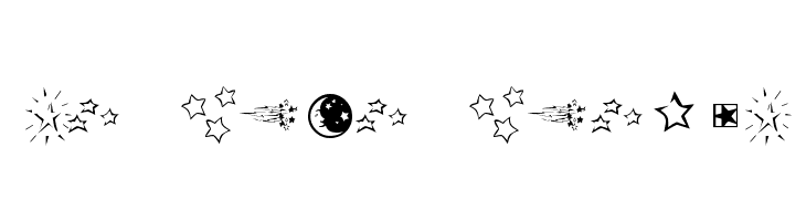 KR Star Struck Font