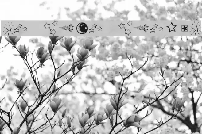 KR Star Struck Font examples