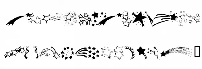KR Starry Eyed Schriftart Groß