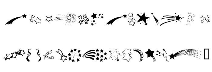 KR Starry Eyed Font LOWERCASE