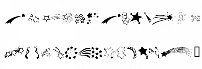 KR Starry Eyed Fuentes MINÚSCULAS