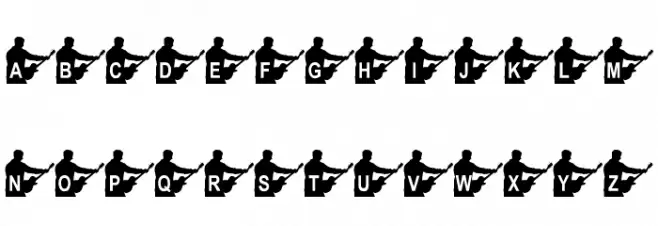 KR Steve's Solo Schriftart Kleinbuchstaben