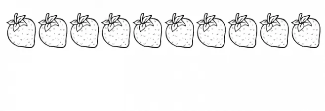 KR Strawberry Font OTHER CHARS