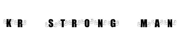 KR Strong Man Font