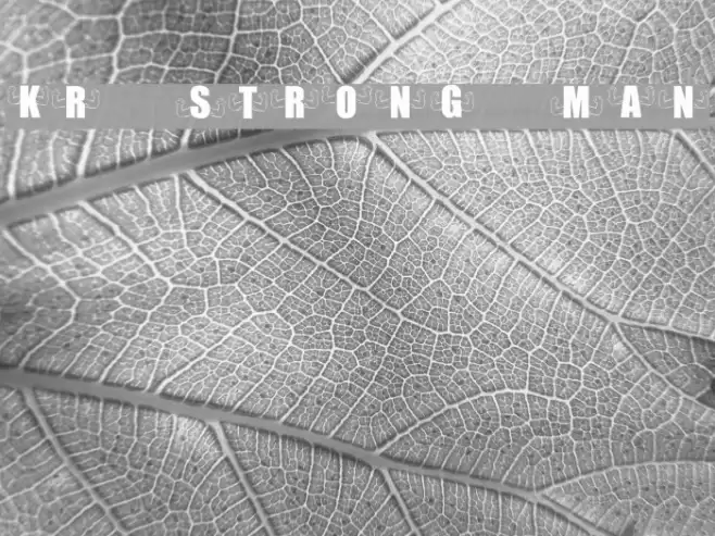 KR Strong Man Font examples