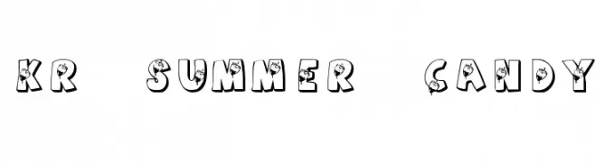 KR Summer Candy  baixar fontes gratis