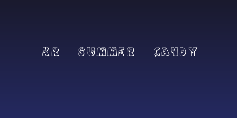 KR Summer Candy Social Header