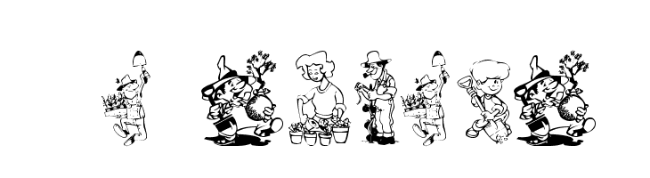 KR Summer Gardening  Frei Schriftart Herunterladen